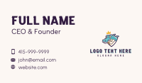 King Crocodile Reptile Business Card