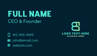 Digital Tech Letter GB Business Card Design