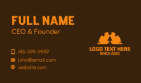 Arrow Construction Hat  Business Card Design