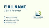 Stock Market Letter B Firm Business Card