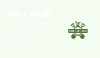 Plant Shovel Gardening Business Card Design