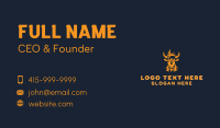 Beef Barbecue Flame Business Card Design