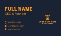 Beef Barbecue Flame Business Card