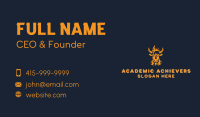 Beef Barbecue Flame Business Card