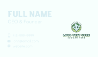 Earth Hands Globe Business Card