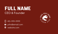 White Bull Meat Shop  Business Card
