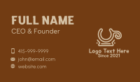 Brown Coffee Mug  Business Card