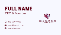 Wolf Shield Game Clan Business Card