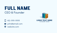 Learning Books Library Business Card