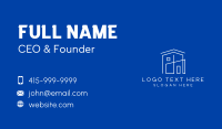 House Draft Construction Business Card Design