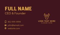 Bull Fighter Business Card example 2