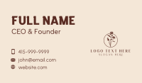 Flower Wellness Spa Business Card