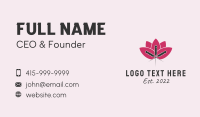 Lotus Flower Acupuncture  Business Card Design