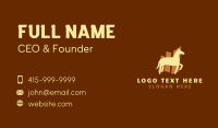 Pony Horse Animal Business Card Design