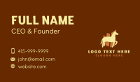 Pony Horse Animal Business Card