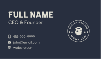 Gym Workout Badge Business Card