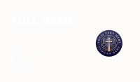 Christian Business Card example 1