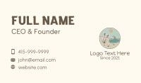 Outdoor Beachside Business Card Design