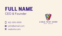 V Business Card example 3