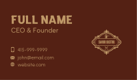 Cafeteria Business Card example 2