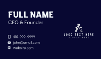 Law Scale Letter A Business Card