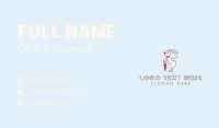 Bunny Rabbit Cartoon Business Card