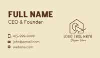 Brown Bird House  Business Card