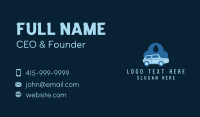 Automotive Cleaning Drop Business Card