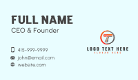 Professional Automotive Letter T Business Card
