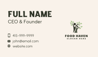 Holistic Wellness People Tree Business Card