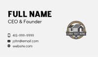 Cabin Roofing Remodeling Business Card