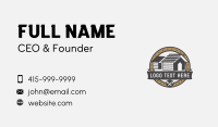 Cabin Roofing Remodeling Business Card