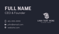 Grim Reaper Skull Business Card Design