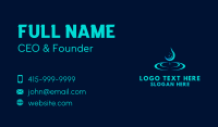Distilled Water Droplet Business Card