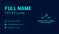 Wet Business Card example 3