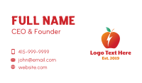 Thunder Red Apple Business Card