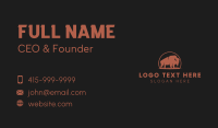 Bison Ranch Meat Shop  Business Card Design