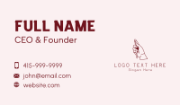 Nail Carpentry Tool Business Card