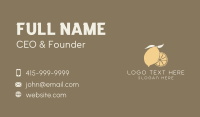 Lemon Citrus Fruit Business Card