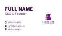 Studio Agency Letter L Business Card Image Preview