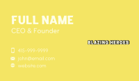 Generic Retro Business  Business Card Image Preview