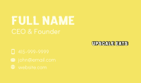 Generic Retro Business  Business Card Image Preview