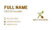 Gardening Tool Shovel  Business Card