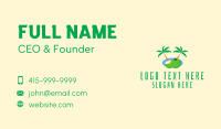 Tropical Coconut Fruit  Business Card