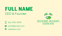 Coco Juice Business Card example 3