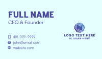 Digital Letter N Business Card