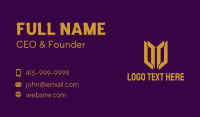 Golden Real Estate  Business Card Design