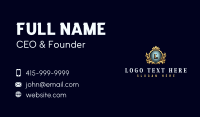 Premium Crown Crest Business Card Design