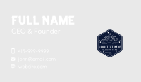 Moon  Mountain Night  Business Card