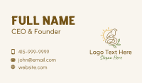 Sun Bird Nest  Business Card